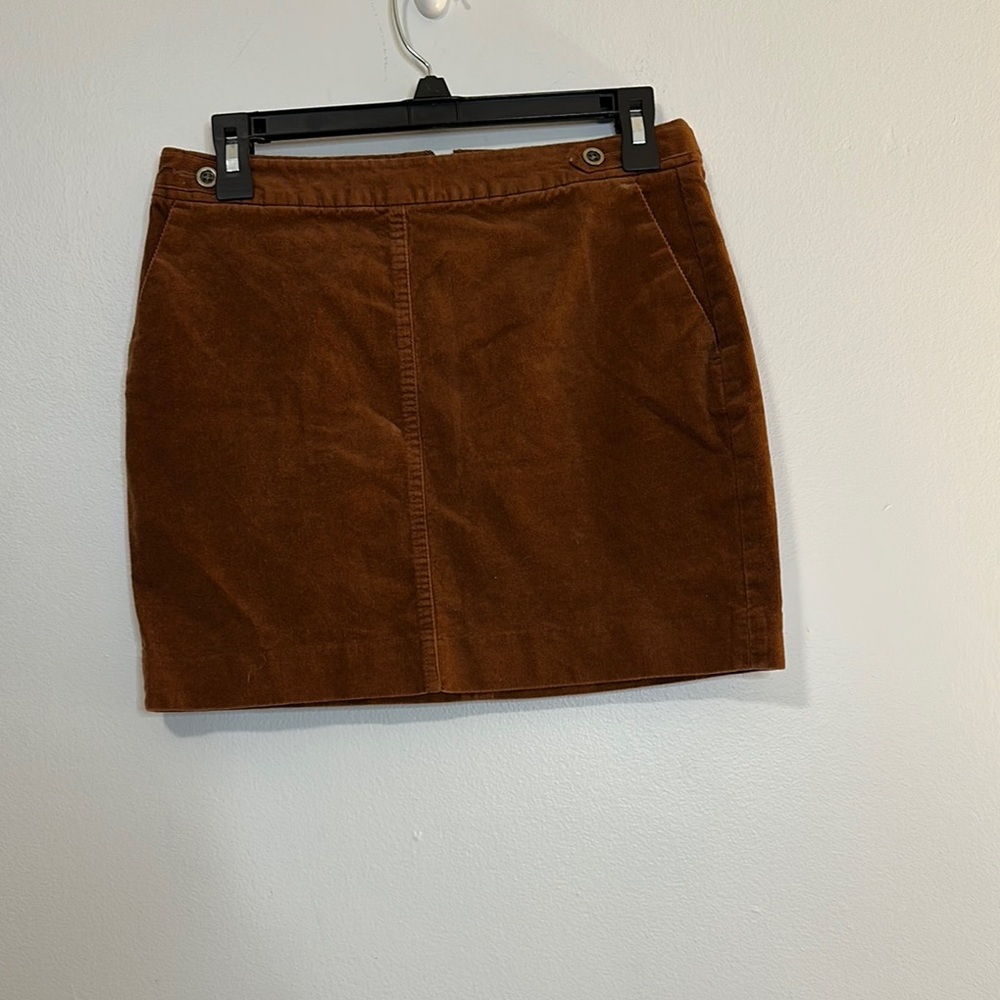 Banana Republic Brown Corduroy Mini Skirt